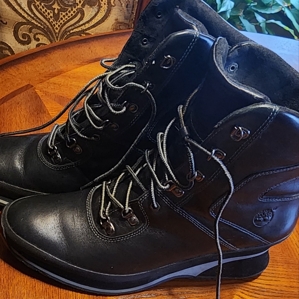 TIMBERLAND 89395 STEAMPUNK STYLE, wedge heel, lace-up ankle BOOTS